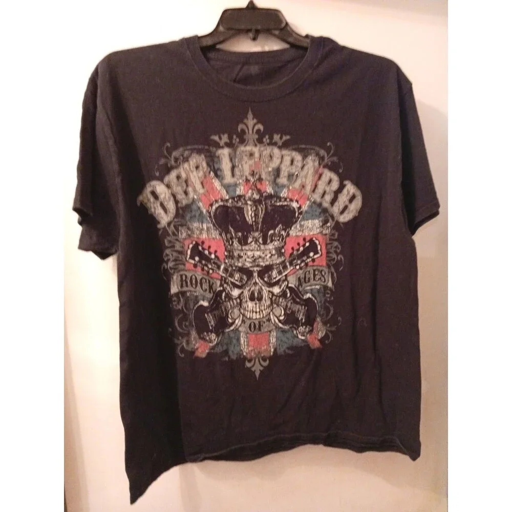 Def Leppard - “Rock Of Ages” Tour 2012 - Black Shirt - X-Large